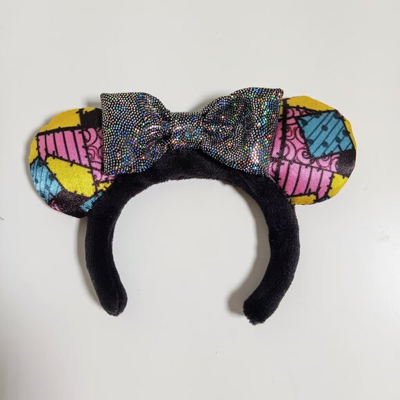 Custom Made Disney Nightmare Before Christmas Minnie Ears that Fit Labubu - Picture 2 of 3